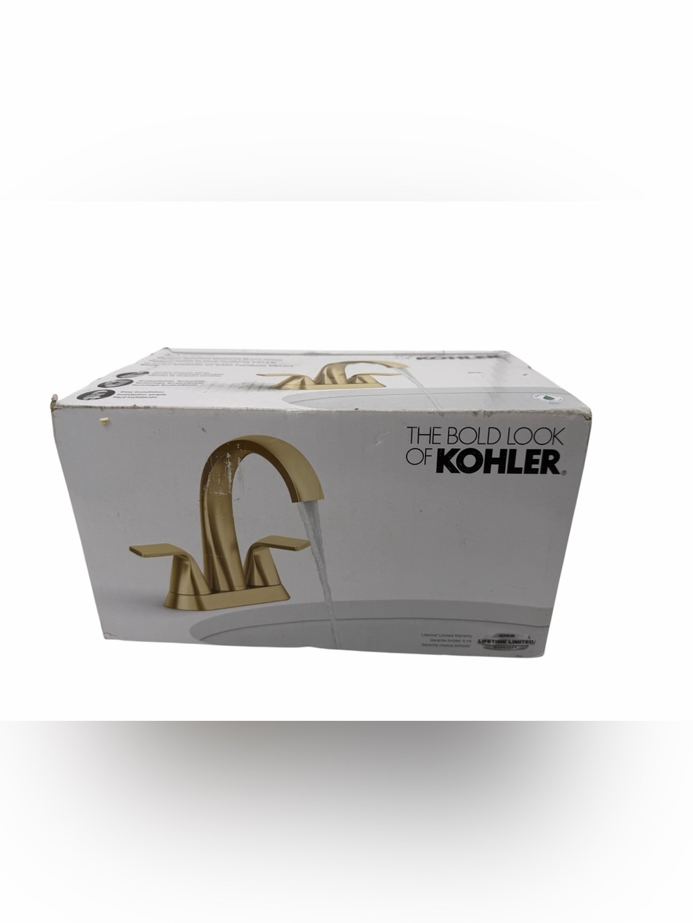Kohler R30578-4D-2MB Cursiva Centerset Bathroom Faucet new open box. New
